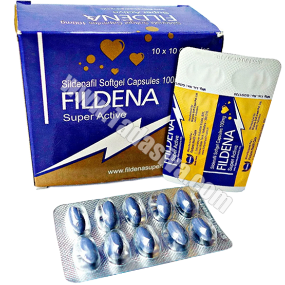 Fildena Super Active Sildenafil Softgel Capsule 100 mg