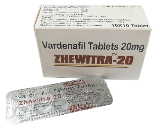 Zhewitra 20 mg Tablets